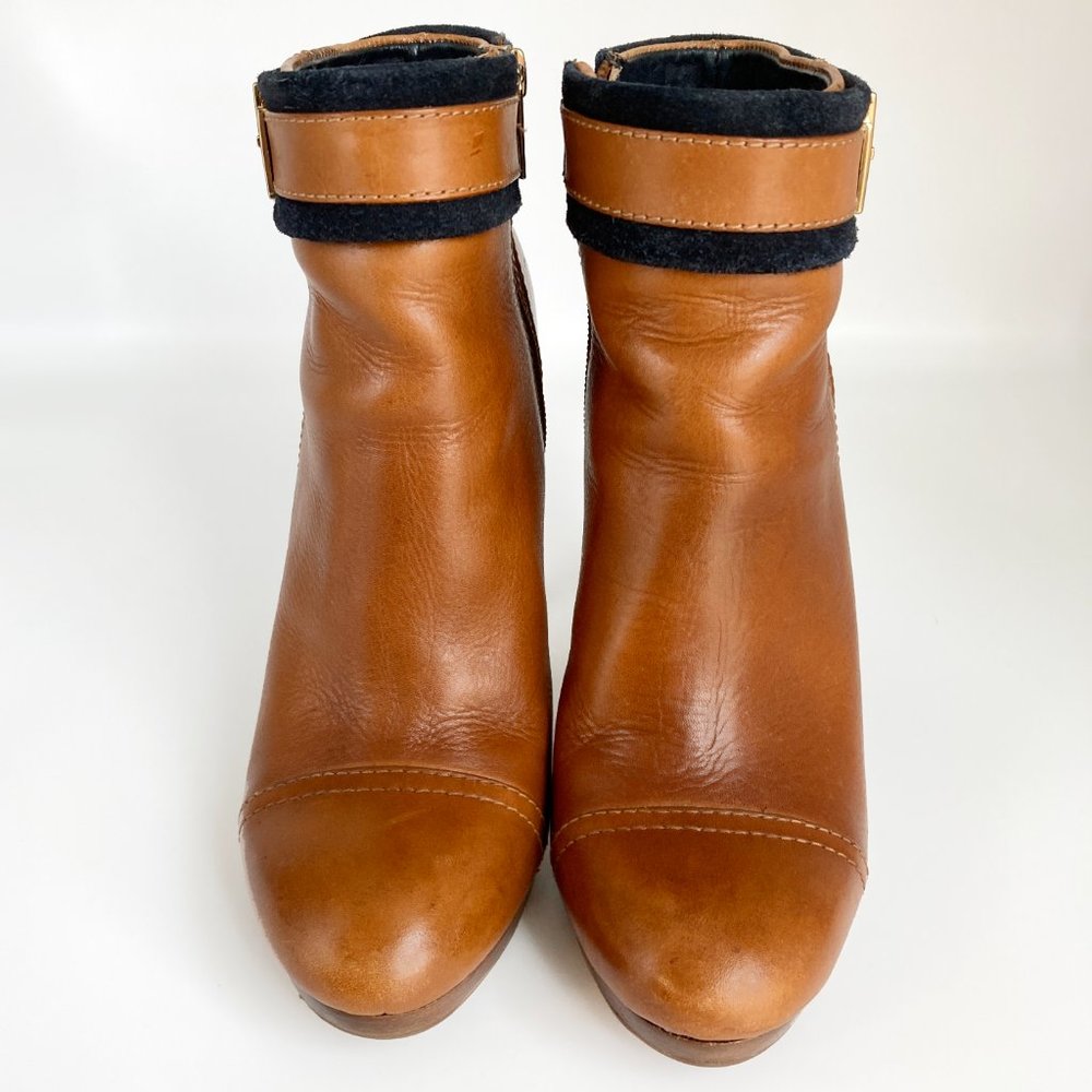 Tory Burch Leather Ankle Boots - Picture 2 of 9